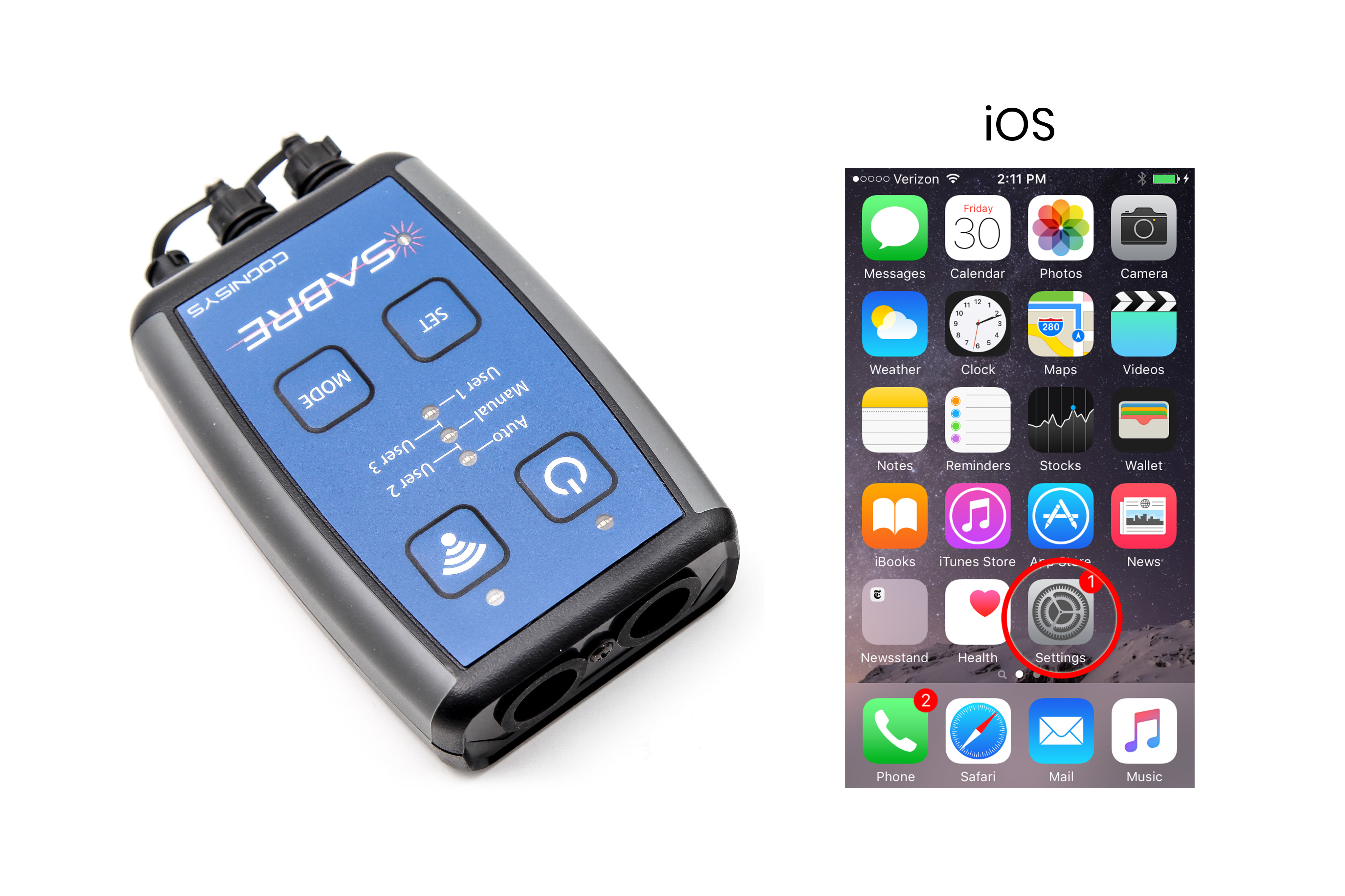 Connecting Sabre to Your IOS Device